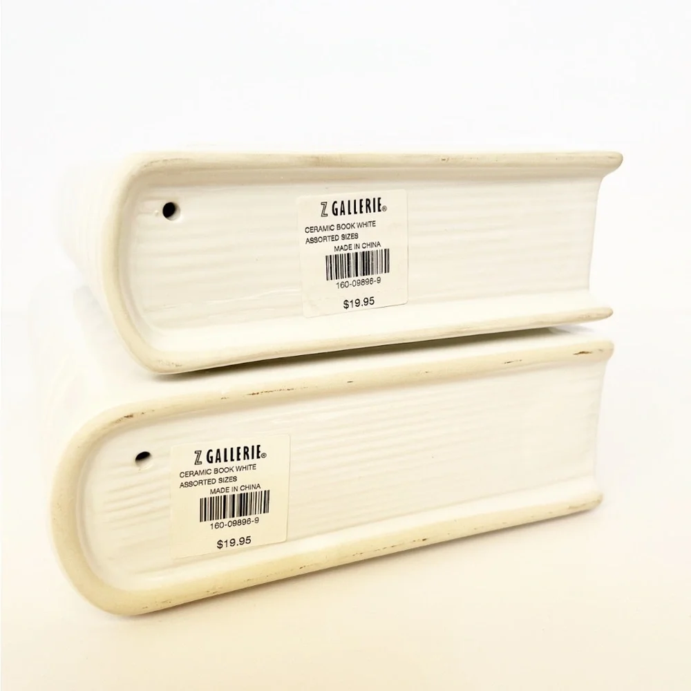Z Gallerie Ceramic Books